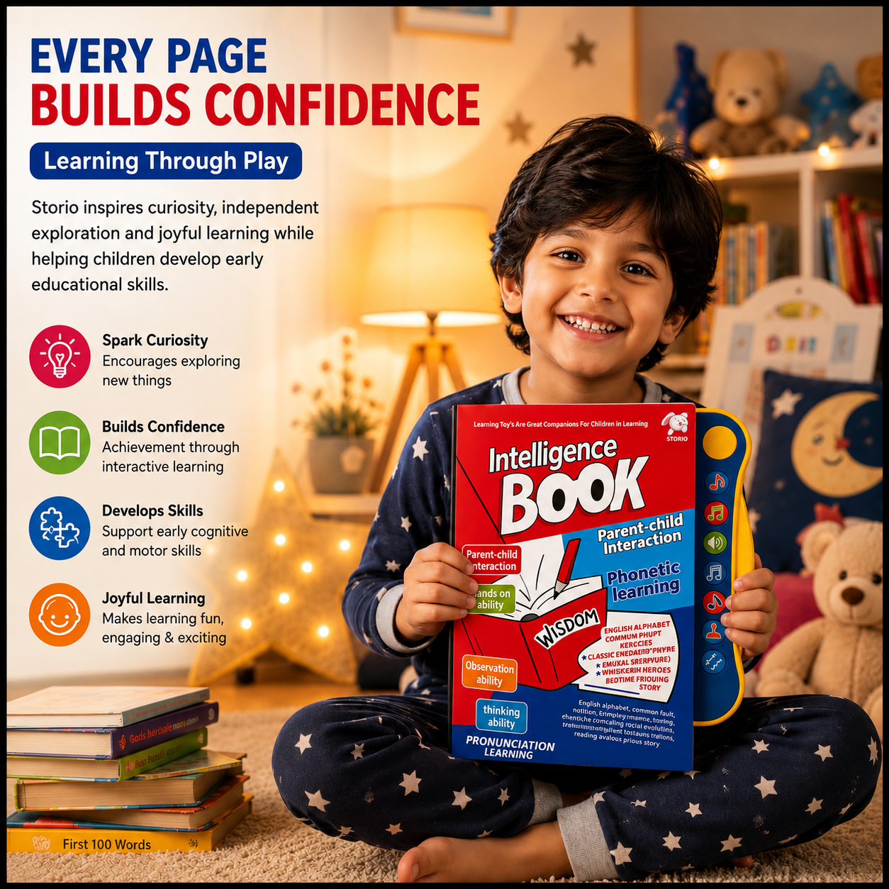 Intelligence Sound Learning Book for Kids – Screen-Free Educational Activity Book