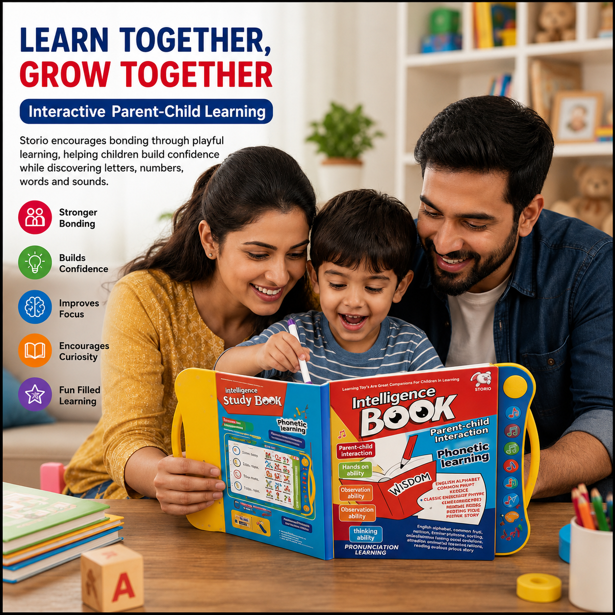 Intelligence Sound Learning Book for Kids – Screen-Free Educational Activity Book
