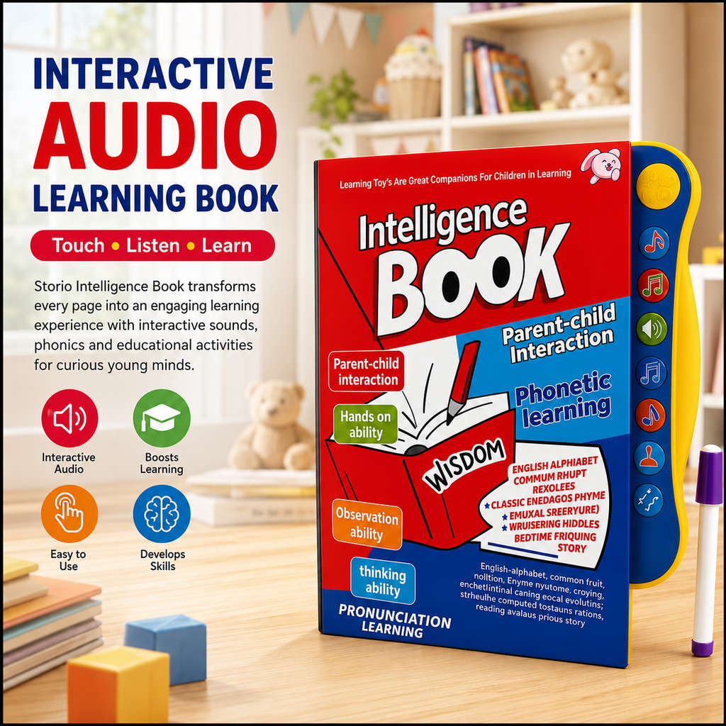 Intelligence Sound Learning Book for Kids – Screen-Free Educational Activity Book