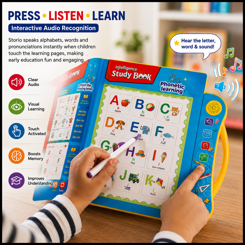 Intelligence Sound Learning Book for Kids – Screen-Free Educational Activity Book